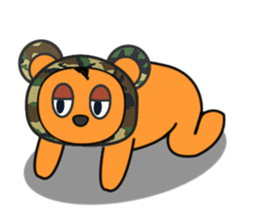 Yaruki-busoku-kuma sticker #8408986