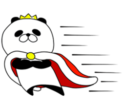 king panda. sticker #8409090