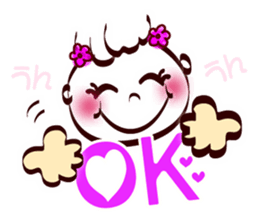 Smile face (for family and couples) sticker #8409372