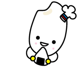 Cute Lovely Kawaii rice princess MAIMU 2 sticker #8409647