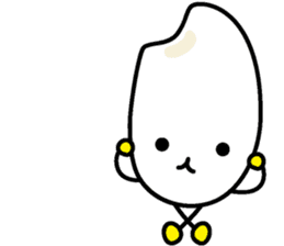 Cute Lovely Kawaii rice princess MAIMU 2 sticker #8409650