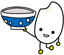 Cute Lovely Kawaii rice princess MAIMU 2 sticker #8409666