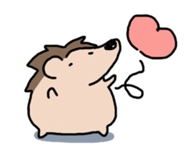 A rabbit sits square sticker #8409962