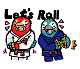 Let's roll, Brazilian jiu-jitsu (BJJ) sticker #8410028