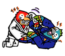 Let's roll, Brazilian jiu-jitsu (BJJ) sticker #8410053