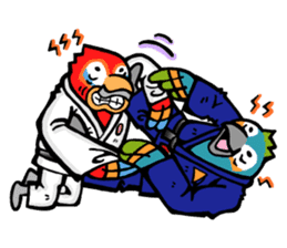 Let's roll, Brazilian jiu-jitsu (BJJ) sticker #8410053