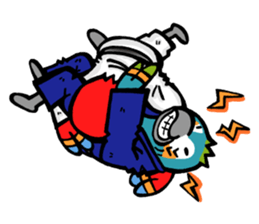 Let's roll, Brazilian jiu-jitsu (BJJ) sticker #8410055