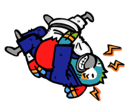 Let's roll, Brazilian jiu-jitsu (BJJ) sticker #8410055