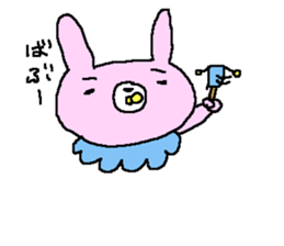 Rabbit cute sticker sticker #8410390