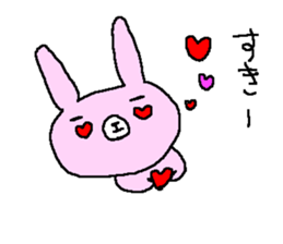 Rabbit cute sticker sticker #8410396