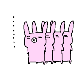 Rabbit cute sticker sticker #8410401