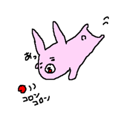 Rabbit cute sticker sticker #8410406