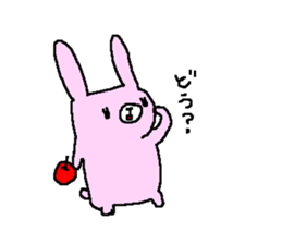 Rabbit cute sticker sticker #8410407