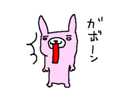 Rabbit cute sticker sticker #8410408