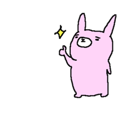 Rabbit cute sticker sticker #8410410