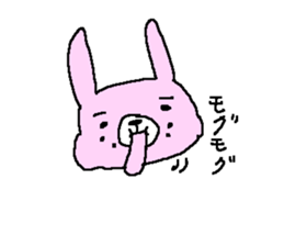 Rabbit cute sticker sticker #8410413