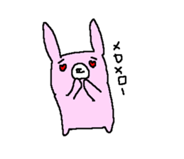 Rabbit cute sticker sticker #8410421