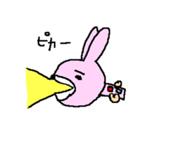 Rabbit cute sticker sticker #8410425