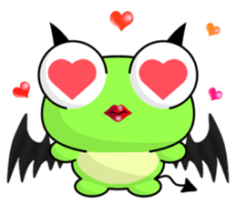 Little Devil Frog sticker #8412909