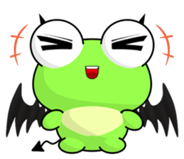 Little Devil Frog sticker #8412919
