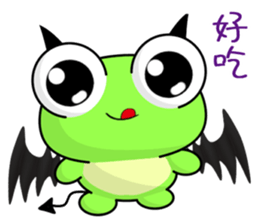 Little Devil Frog sticker #8412921