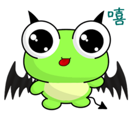 Little Devil Frog sticker #8412925