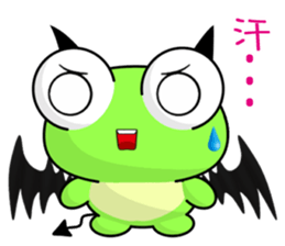 Little Devil Frog sticker #8412929