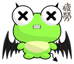 Little Devil Frog sticker #8412939