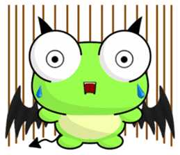 Little Devil Frog sticker #8412942