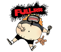 heavy metal man sticker #8413110