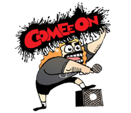 heavy metal man sticker #8413120