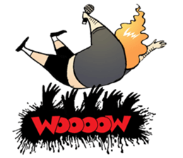 heavy metal man sticker #8413124