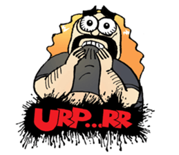 heavy metal man sticker #8413125