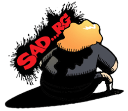 heavy metal man sticker #8413127