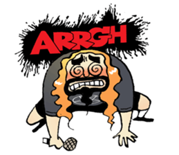 heavy metal man sticker #8413130