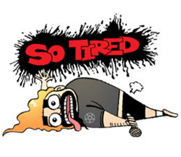 heavy metal man sticker #8413132