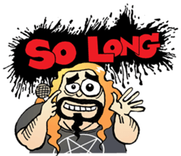 heavy metal man sticker #8413134