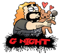 heavy metal man sticker #8413144