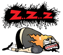 heavy metal man sticker #8413147
