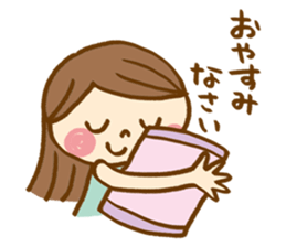 The sticker, thoughtfulness with days. sticker #8413431