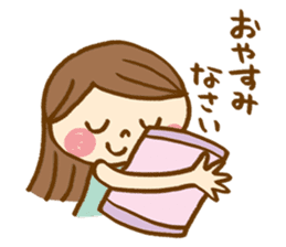 The sticker, thoughtfulness with days. sticker #8413431