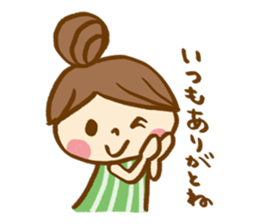 The sticker, thoughtfulness with days. sticker #8413460