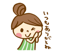 The sticker, thoughtfulness with days. sticker #8413460