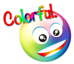 Colorful emotional faces 2. sticker #8413541