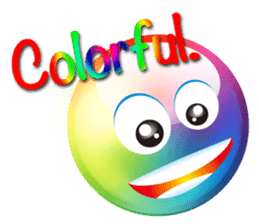 Colorful emotional faces 2. sticker #8413541