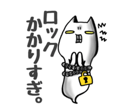 Gamer cat ghost 7 sticker #8413585