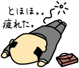 A cute middle-aged man's sticker. sticker #8413749