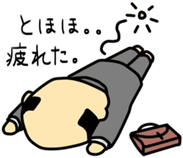 A cute middle-aged man's sticker. sticker #8413749
