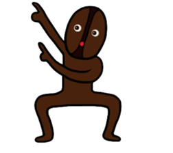 Coffee beans Boy sticker #8414149