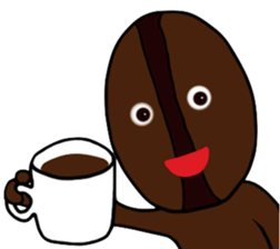 Coffee beans Boy sticker #8414150